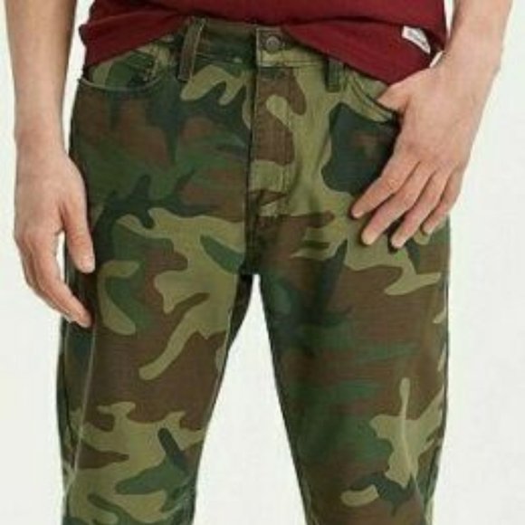 camo jeans levis